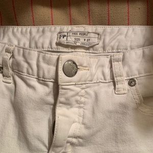 Free people white skinny jeans